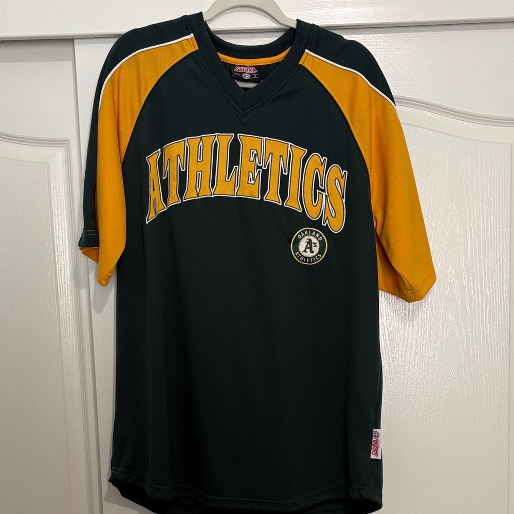 Stitches Athletics Jersey - Dark Green and Gold